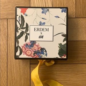 H.M x ERDEM Blue clip earrings
